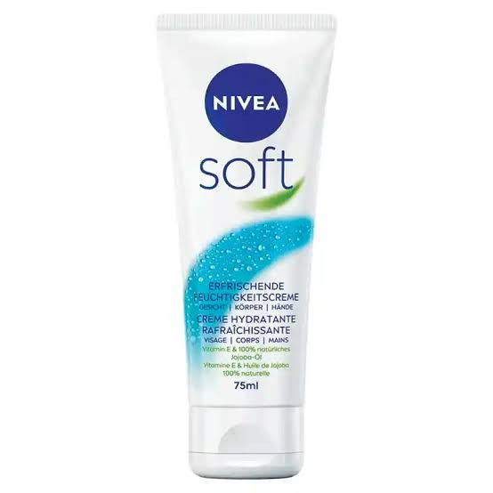 کرم مرطوب کننده نیوآ NIVEA Soft در حجم 75 میلی