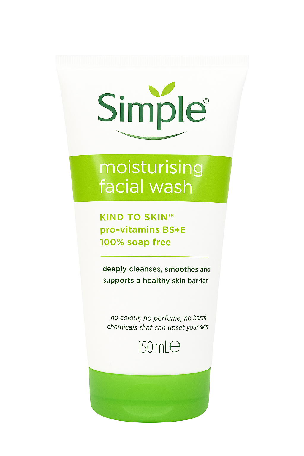 ژل شستشوی صورت سیمپل مدل Moisturizing حجم 150 میلی لیتر