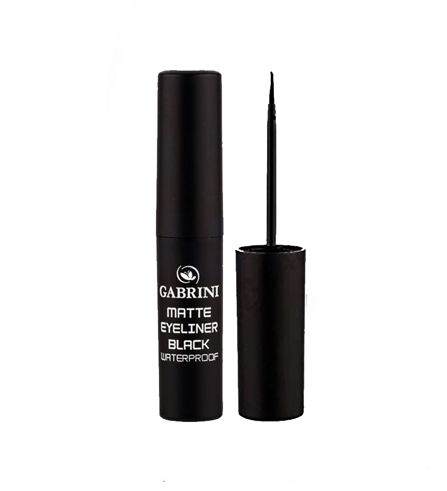خط چشم مویی گابرینی GABRINI مدل MATTE EYELINER BLACK حجم 10 میل